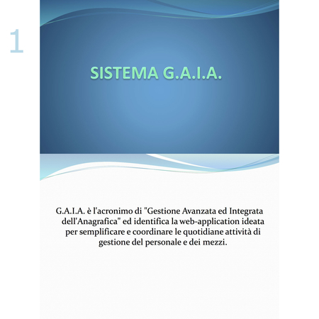 Il Sistema G.A.I.A.